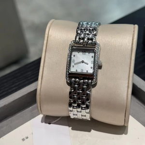 Montre à quartz de luxe de marque H, célèbre marque, design moderne, petit cadran, affichage à aiguilles, accessoire de mode de haute qualité pour femmes d'affaires - Product Image 2