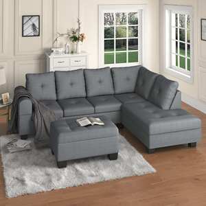 Sofás Cama OEM a Precios Bajos, Muebles de Sala Minimalistas Modernos, Sofá Reclinable Cómodo, Sofá Seccional para Sala de Estar - Product Image 3