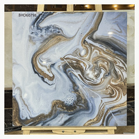 Carreaux de sol en céramique et porcelaine 60x60mm, design intérieur moderne pour appartement et villa avec texture imitation pierre