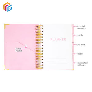 Изготовленный на заказ держатель серии Hardcover с спиральное сплетение благодарность молитва журнал вдохновляющие блокнот для записей подарки записные книжки - Product Image 2