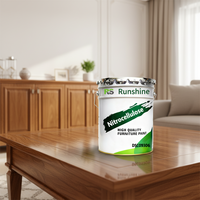 Revêtements de laque transparente à base de nitrocellulose pour meubles en bois, brillance excellente, séchage rapide, finition protectrice durable
