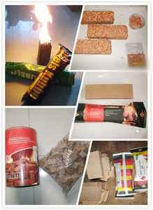Bûches à brûler longue durée, flamme puissante, copeaux de bois cirés certifiés EN1860, 2 kg pour foyer - Product Image 6