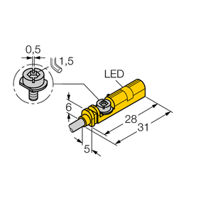y sensores Sensores Magnéticos BIM-EM12E-Y1X BIM-UNTK-AP7X-0.3-RS4 BIM-UNT-AN6X 7M - Product Image 5
