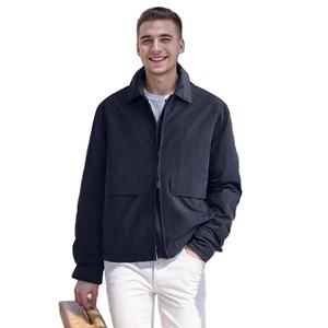 แจ็คเก็ตยีนส์ผู้ชายคุณภาพสูง สไตล์วินเทจ สำหรับฤดูใบไม้ผลิ  แบบลำลอง  ติดซิป  น้ำหนักเบา  กันน้ำด้านหน้า - Product Image 1