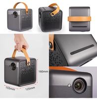 [Android TV Global] para el Proyector Inteligente Dice 700ANSI Ultra Brillante 4K con Altavoces Integrados, Largo Alcance, Portátil y Mini