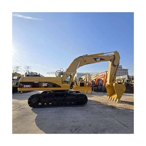 Excavadora de cadenas de gran tamaño de 30 toneladas fabricada en Japón, excavadora CAT Caterpillar 330DL 330CL usada - Product Image 4