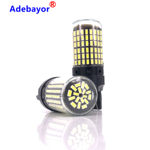 Dembélé T20 7443 Auto Ampoule Canbus Lumière De Secours 3014 SMD 144 LED Queue Feu De Stationnement Led Clignotant Ambre - Product Image 3