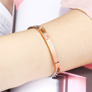 <b>His</b> Queen <b>Her</b> King Stainless Steel Couple <b>Bracelet</b> With Crown Design Gift For Lovers - Product Image 3