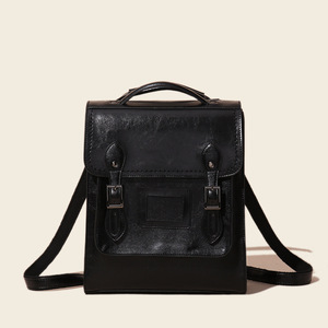 2025 Nueva fábrica directa Retro estilo universitario mochila hebilla diseño Multicolor estudiante bolso de mujer - Product Image 6