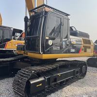 Grande excavatrice d'occasion de 36 tonnes Caterpillar 336 336D 336D2L, construction mécanique, sol, bon état, pelle sur chenilles lourde