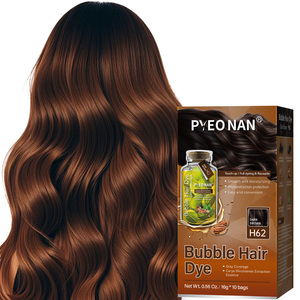 Tinte en Crema para Raíces de Cabello Negro, Colorante Capilar de Doble Agente A/B, Cobertura de Canas, Aroma a Frutas, Fórmula Vegana Saludable, Envase de Plástico - Product Image 4