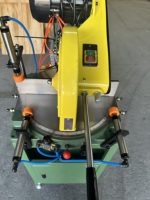 Scie à table coulissante portable 10 pouces, coupeur d'extrusion d'aluminium, machine de précision facile à utiliser, 1500W 380V, marque OUXIN