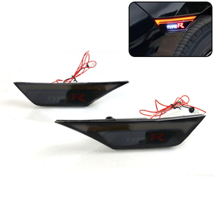 Đèn LED Chạy Ban Ngày Đèn Tín Hiệu Đánh Dấu Bên Hông DRL Với Đèn Vàng Chuyển Động Cho Honda Civic Typer Type R 2016 - 2021 - Product Image 3