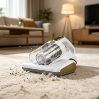 Nettoyeur de matelas portable à ultrasons à air chaud avec moteur puissant et UV pour éliminer les acariens, pour oreillers, canapés et tissus