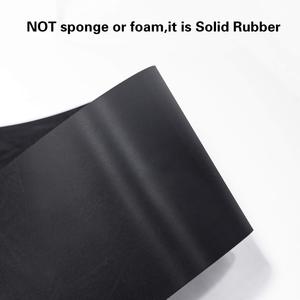 Voll gummist reifen, Bleche, Rollen 1/8 "(.125") Dick x 2 "breit, perfekt für DIY-Gummi dichtung, Wetterschutz, Abdichtung, Polsterung - Product Image 5