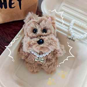 Adorable Plush Pendant <b>Cartoon</b> Western Highland White Terrier Dog Doll Wear Necklaces Hats <b>Backpacks</b> - Product Image 6