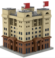 Modelo de Edificio Famoso Mundialmente de Yili Custom Architecture, Bloques de Construcción de Plástico ABS a Escala 1:12, 3D Moc, Juego de 50 Piezas, Juguete de Bricolaje para Mayores de 14 Años