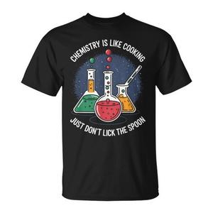 Camiseta para hombre con diseño divertido de química como la cocina, regalo para profesores de ciencias y estudiantes - Product Image 1