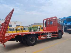 Jiefang 4x2 Diesel Fuel Euro 5 Tractor Cámara trasera Excavadora de plataforma Camión de transporte Rentable Transporte pesado Nueva Fawde Van - Product Image 5