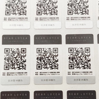 Étiquettes de sécurité holographiques personnalisées en PET, autocollants anti-contrefaçon avec code QR pour téléphone portable, adhésifs de sécurité laser inviolables