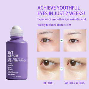 للبيع بالجملة مصل للعين مضاد للشيخوخة من مادة الكافيين ، أكياس للعين لإزالة الريتينول وحمض الهيالورونيك والكولاجين ، مصل للعين ، بكرة للدوائر الداكنة - Product Image 4