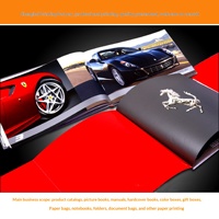 Brochure promotionnelle d'entreprise, catalogue relié, magazine, impression de manuel, échantillon personnalisé, dépliant imprimé en offset sur papier