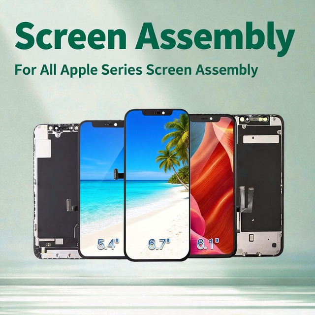 High Quality for LCD/OLED 6.6" Touch Screen Display Assembly 1 Year X/XR/XS/11/12/13/14/15/16 Pro Max Replacement for