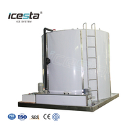 Évaporateur à glace en flocons ICESTA 1t 5t 10t 20t 30t pour eau de mer et eau douce, pour groupe électrogène à glace