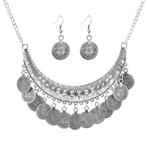 Gypsy <strong>Costume</strong> Accessories Ethnic <strong>Indian</strong> <strong>Jewelry</strong> Sets Boho Dress Gold Coin Necklace and Earrings Set for Women Trendy 2025 - Product Image 5