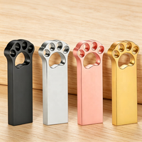 Option de couleur noir argenté Logo personnalisé en métal SSD Clé USB pour les besoins de stockage de documents volumineux