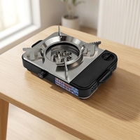 Réchaud de camping Deyanhaohuo haute efficacité à combustion complète, compact, léger, avec contrôle manuel de la température