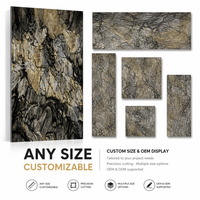 Dalle de pierre frittée de luxe style Route du Thé Ancienne 1600x3200mm, carrelage en porcelaine grand format pour mur de fond TV et sol de villa