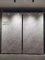 Carreaux de sol en pierre frittée Wharton gris, multifonctionnels, pour salon, chambre, salle à manger, matériaux de construction en extérieur