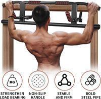 Barre de traction pour cadre de porte avec poignée ergonomique, barre de traction pour cadre de porte avec entraînement professionnel pour l'exercice à domicile