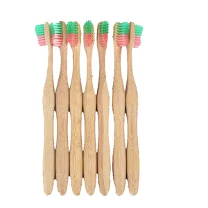 Lage Prijs Goede Kwaliteit Platte Handvat Geen Plastic Eco Kalebas Handvat Bamboe Tandenborstel