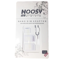Adaptador Universal de Tarjeta SIM, Convierte Nano/Micro SIM a Bandeja de Tarjeta SIM de Tamaño Completo con Herramienta Metálica de Extracción, para Uso en Viajes con Teléfonos Celulares