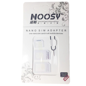 Adaptador Universal de Tarjeta SIM, Convierte Nano/Micro SIM a Bandeja de Tarjeta SIM de Tamaño Completo con Herramienta Metálica de Extracción, <span class=keywords><strong>para</strong></span> Uso en Viajes con Teléfonos Celulares - Product Image 4