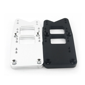 Chevrolet LS Engine Mount Silver <b>Black</b> Alloy <b>Bracket</b> for LS1 LS2 LS3 Motor Swap Retrofit Upgrade - Product Image 1