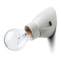Support de lampe en porcelaine rétro Keruida Noir Support d'ampoule E27 pour luminaire suspendu au plafond ou applique murale