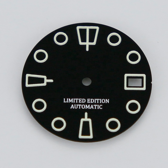Classical Design Super Green Luminous 30 Layers Fit NH35 NH36 Modified 28.5mm SKX007/SPR777 Watch Dial