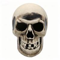 Poupée fantôme effrayante en résine pour Halloween, accessoire animatronique, maison hantée, décoration artistique peinte à la main, horreur, décoration sinistre pour fête