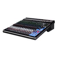 Mezclador de Audio Digital Profesional Paulkitson MG20 de 20 Canales con Construcción Metálica - Controlador de DJ y Sistema de Sonido