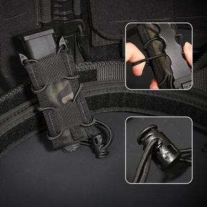 Funda Táctica Universal MOLLE de Nailon para Cargador de <span class=keywords><strong>9MM</strong></span>, Porta Cargadores Individual para <span class=keywords><strong>9mm</strong></span>/.40/45ACP G19/1911/P365X, Compatible con Uso EDC y Caza - Product Image 5