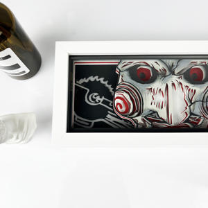 Prix usine 3D Acrylique Bois Cadre <span class=keywords><strong>Photo</strong></span> Décoratif USB Conseil Led Anime Veilleuse Lampe Halloween <span class=keywords><strong>Horrible</strong></span> pour Les Amateurs De Jeux - Product Image 4