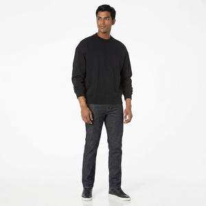 OEM Custom <b>Sweatshirts</b> Solid Color 100% Cotton Long Sleeve Crew Neck Men <b>Sweatshirt</b> Latest Design Autumn Winter Fleece Material - Product Image 1