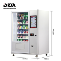 DKM lift combo parfum aliments surgelés cosmétique salade de fruits collation boisson froide distributeur automatique avec système d'ascenseur fonction de levage