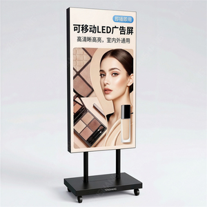 Afficheur LED mobile TENSHANG 640*1280mm P1.86/P2.5/P3.076 GOB, écran publicitaire avec contrôle WIFI et <span class=keywords><strong>application</strong></span>, affichage de publicité défilante - Product Image 1