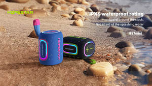 Altavoz Bluetooth Portátil Hopestar H57 Mini <span class=keywords><strong>de</strong></span> 15W con Luz RGB, Resistente al Agua IPX6, <span class=keywords><strong>Radio</strong></span> FM Integrada para Viajes, Campamentos y Uso en Exteriores - Product Image 3