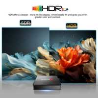 Boîtier TV intelligent X5 Allwinner H313 Quad Core 8 Go Android 10 4K UHD avec Bluetooth 5.0