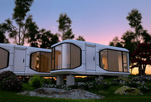 Capsule spatiale préfabriquée A9 (acier galvanisé, aluminium aéronautique) pour jardin, plantation <span class=keywords><strong>de</strong></span> thé, complexe touristique, loisirs - Product Image 2